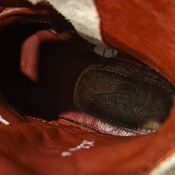 7/7.5 Freebird Miramar Leather Booties in Snakeskin, Size 6 Tag - Picture 14 of 15